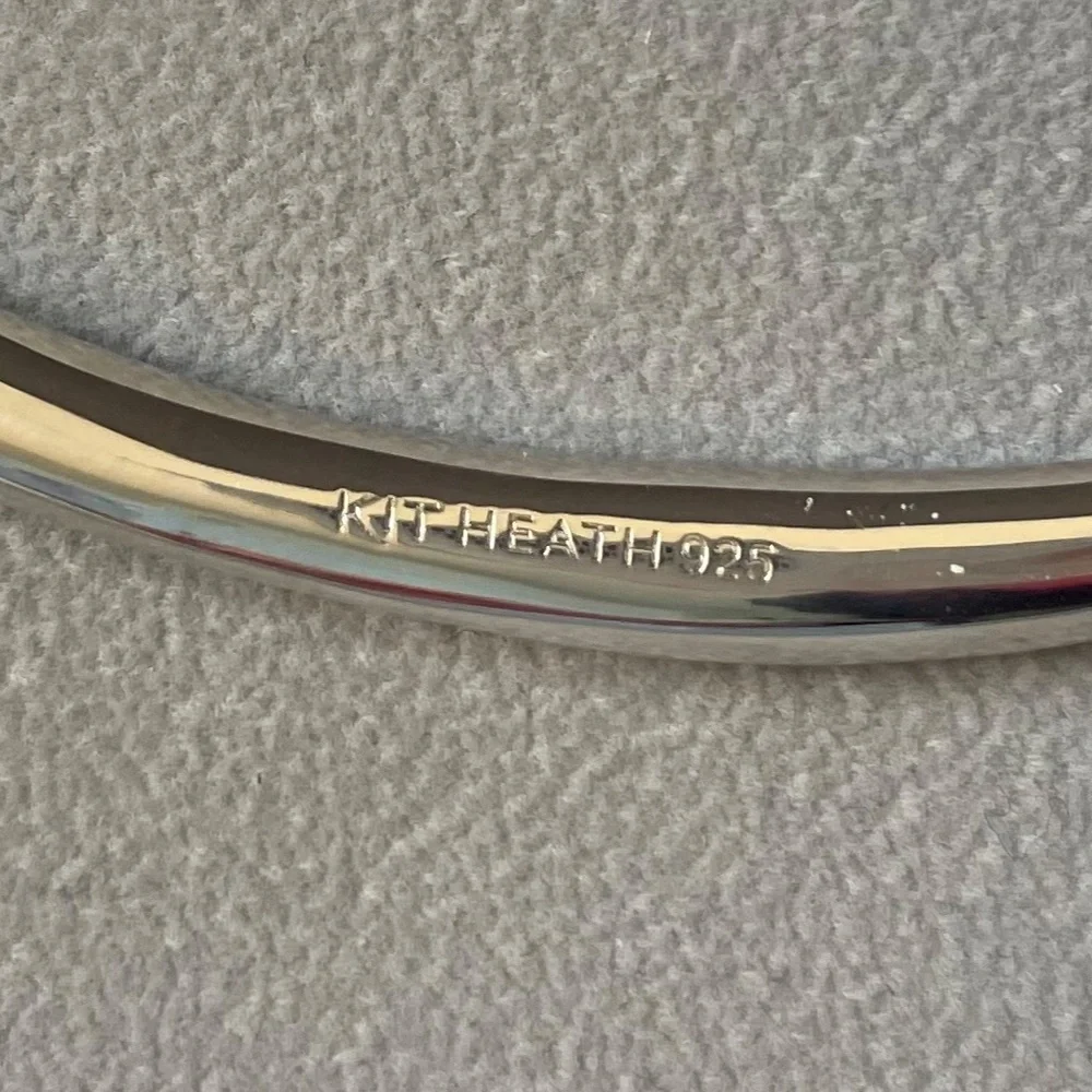 Kit Heath Sterling Silver Crescent Bar Necklace 925 - Picture 4 of 5